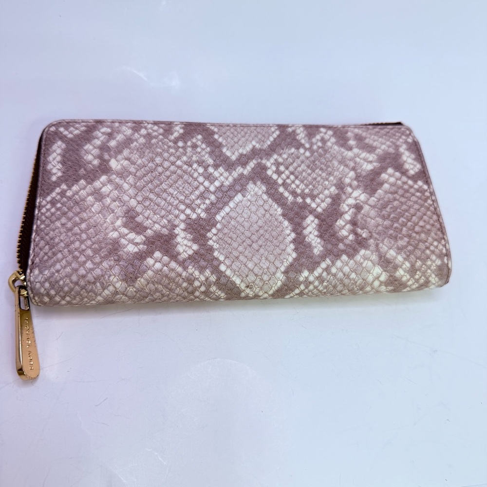 EUC Michael Kors Python embossed leather wallet - image 3